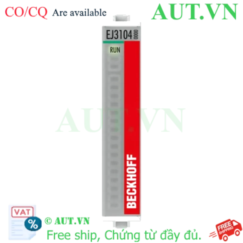 Ảnh của EJ3104 | EtherCAT plug-in module, 4-channel analog input, voltage, ±10 V, 16 bit, differential