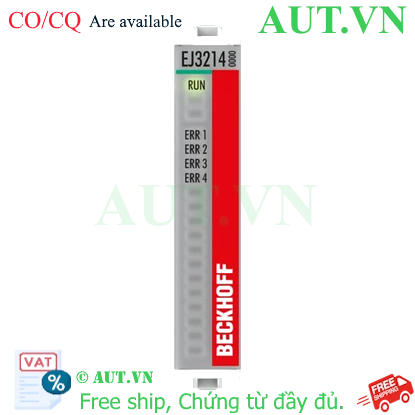 Ảnh của EJ3214 | EtherCAT plug-in module, 4-channel analog input, temperature, RTD (Pt100), 16 bit, 3-wire connection