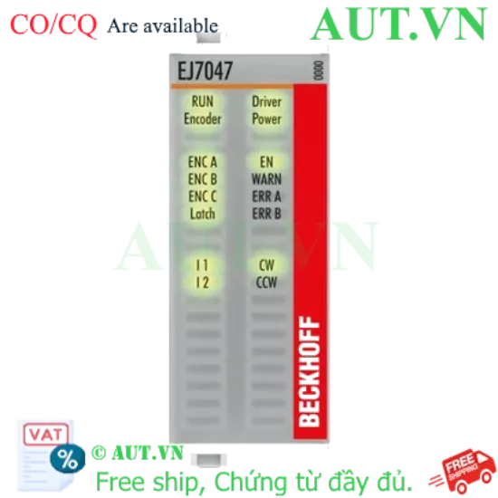 Ảnh của EJ7047 | EtherCAT plug-in module, 1-channel motion interface, stepper motor, 48 V DC, 5 A, vector control, with incremental encoder