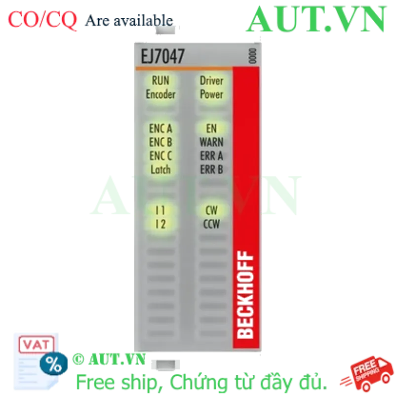 Ảnh của EJ7047 | EtherCAT plug-in module, 1-channel motion interface, stepper motor, 48 V DC, 5 A, vector control, with incremental encoder