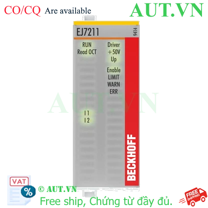 Ảnh của EJ7211-9414 | EtherCAT plug-in module, 1-channel motion interface, servo motor, 48 V DC, 4.5 A, OCT, suitable for STO applications, TwinSAFE SC