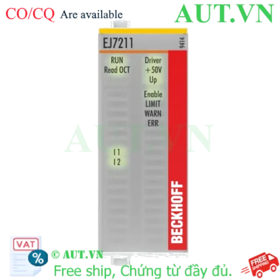 Ảnh của EJ7211-9414 | EtherCAT plug-in module, 1-channel motion interface, servo motor, 48 V DC, 4.5 A, OCT, suitable for STO applications, TwinSAFE SC