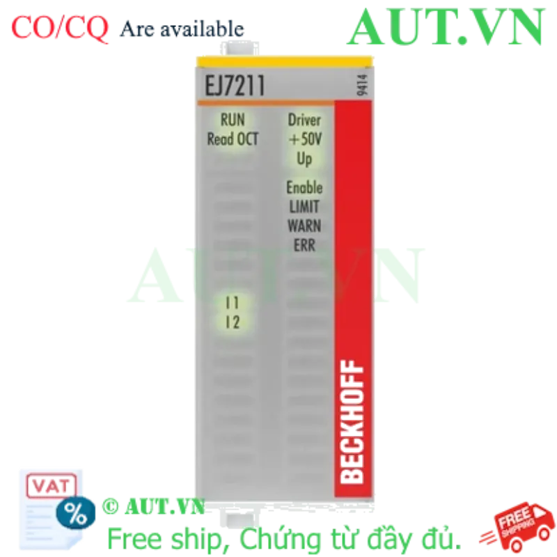 Ảnh của EJ7211-9414 | EtherCAT plug-in module, 1-channel motion interface, servo motor, 48 V DC, 4.5 A, OCT, suitable for STO applications, TwinSAFE SC