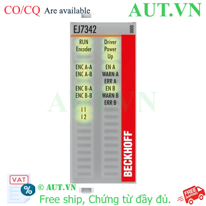 Ảnh của EJ7342 | EtherCAT plug-in module, 2-channel motion interface, DC motor, 48 V DC, 3.5 A, with incremental encoder