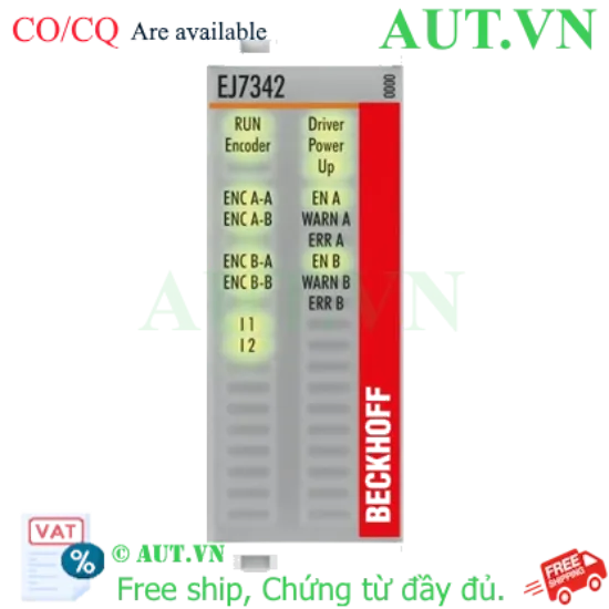 Ảnh của EJ7342 | EtherCAT plug-in module, 2-channel motion interface, DC motor, 48 V DC, 3.5 A, with incremental encoder