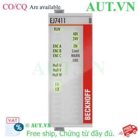 Ảnh của EJ7411 | EtherCAT plug-in module, 1-channel motion interface, BLDC motor, 48 V DC, 4.5 A, with incremental encoder, suitable for STO applications