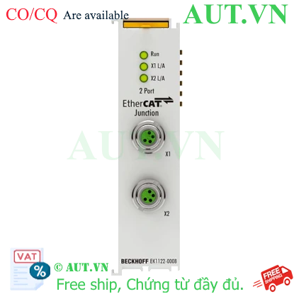 Ảnh của EK1122-0008 | 2-port EtherCAT junction with M8 connection