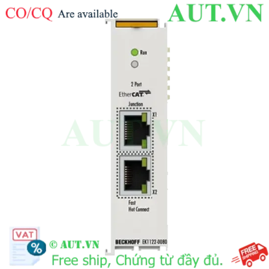 Ảnh của EK1122-0080 | 2-port EtherCAT junction, Fast Hot Connect