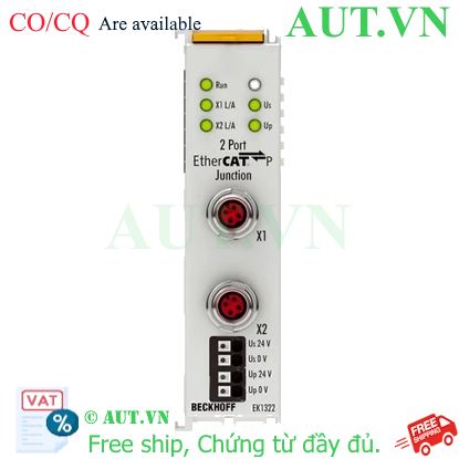 Ảnh của EK1322 | 2-port EtherCAT P junction with feed-in