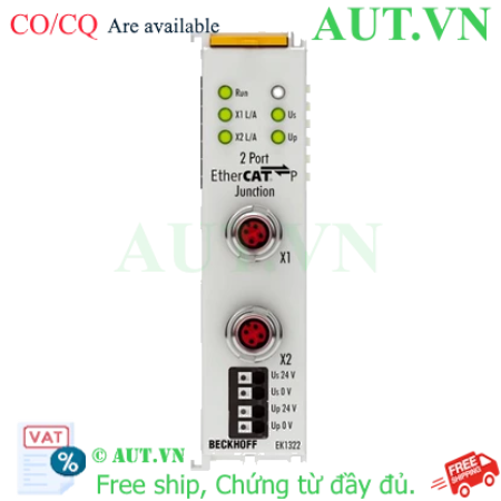 Ảnh của EK1322 | 2-port EtherCAT P junction with feed-in
