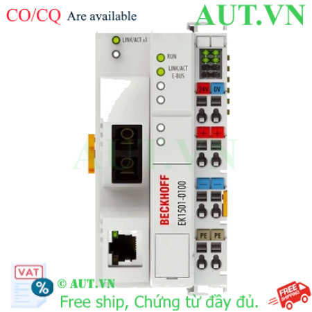 Ảnh của EK1501-0100 | EtherCAT Coupler, media converter (multimode fibre optic, RJ45 OUT) with ID switch