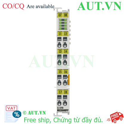 Ảnh của EL1098 | EtherCAT Terminal, 8-channel digital input, 24 V DC, 10 µs, ground switching