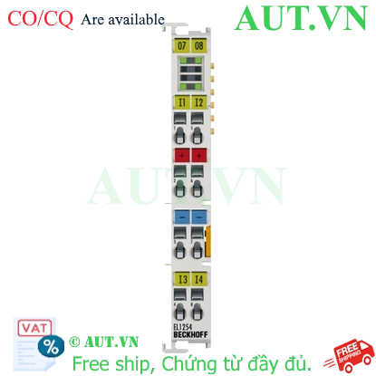 Ảnh của EL1254 | EtherCAT Terminal, 4-channel digital input, 24 V DC, 1 µs, timestamp