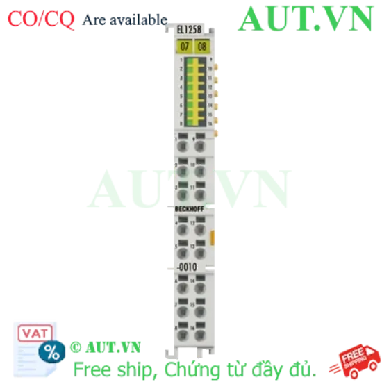 Ảnh của EL1258-0010 | EtherCAT Terminal, 8-channel digital input, 24 V DC, 1 µs, ground switching, multi-timestamp