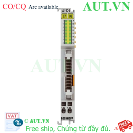 Ảnh của EL1852 | EtherCAT Terminal, 8-channel digital input + 8-channel digital output, 24 V DC, 3 ms, 0.5 A, flat-ribbon cable