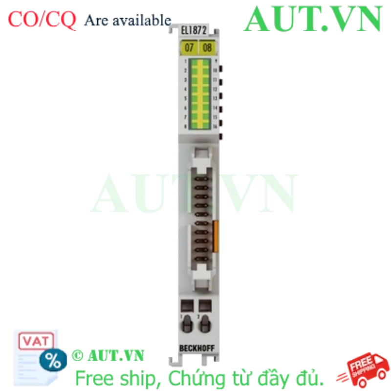 Ảnh của EL1872 | EtherCAT Terminal, 16-channel digital input, 24 V DC, 10 µs, flat-ribbon cable