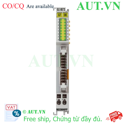 Ảnh của EL1872-0010 | EtherCAT Terminal, 16-channel digital input, 24 V DC, 10 µs, ground switching, flat-ribbon cable