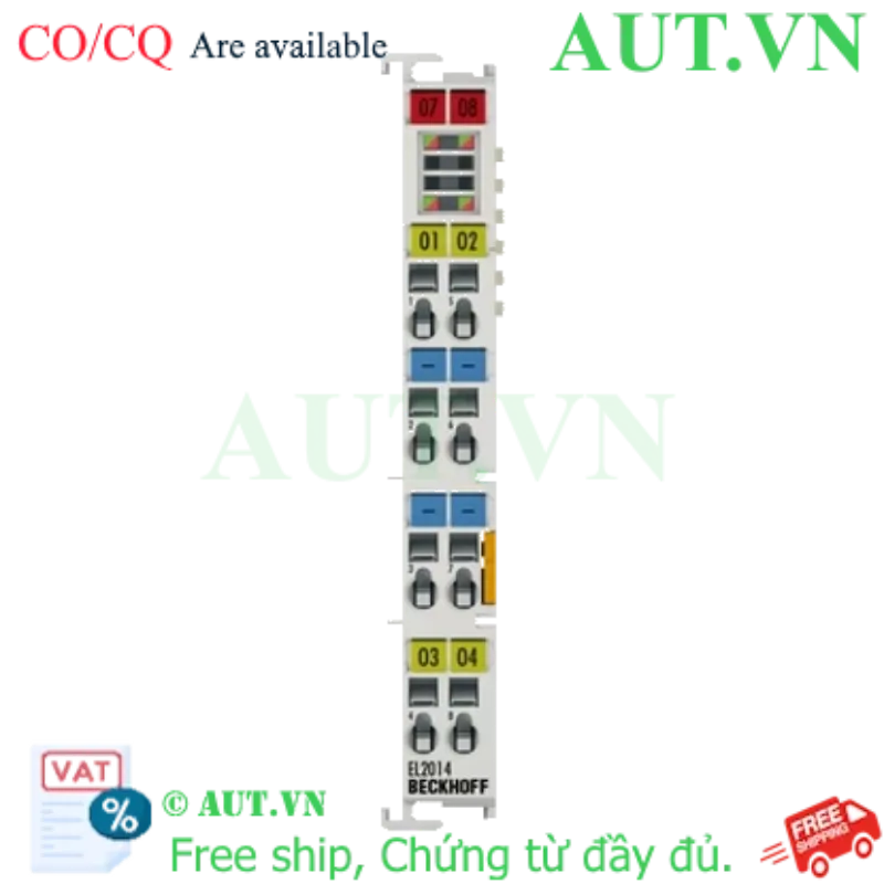 Ảnh của EL2014 | EtherCAT Terminal, 4-channel digital output, 24 V DC, 0.5 A, with diagnostics
