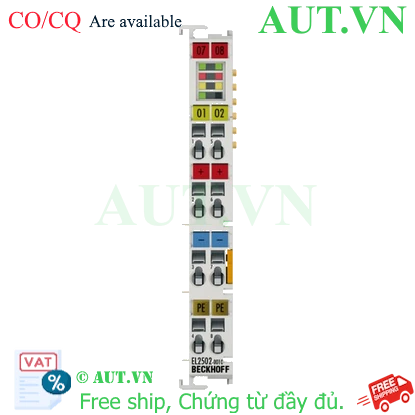 Ảnh của EL2502-0010 | EtherCAT Terminal, 2-channel PWM output, 24 V DC, 0.5 A, timestamp