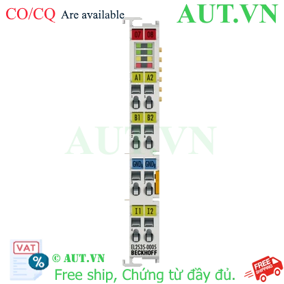 Ảnh của EL2535-0005 | EtherCAT Terminal, 2-channel PWM output, 24 V DC, 5 A, current-controlled