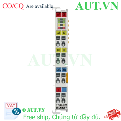 Ảnh của EL2535-0103 | EtherCAT Terminal, 2-channel PWM output, 12…48 V DC, 3 A, current-controlled