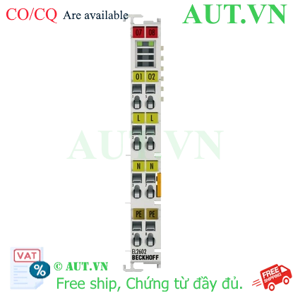 Ảnh của EL2602 | EtherCAT Terminal, 2-channel relay output, 230 V AC, 30 V DC, 5 A