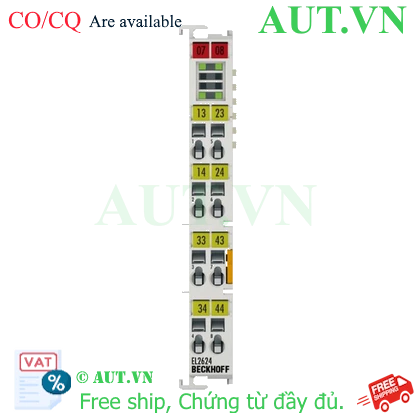 Ảnh của EL2624 | EtherCAT Terminal, 4-channel relay output, 125 V AC, 30 V DC, 0.5 A AC, 2 A DC