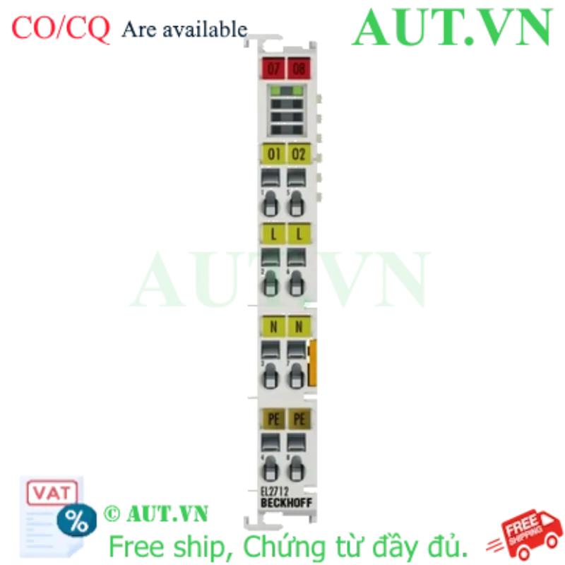 Ảnh của EL2712 | EtherCAT Terminal, 2-channel triac output, 12…230 V AC, 0.5 A