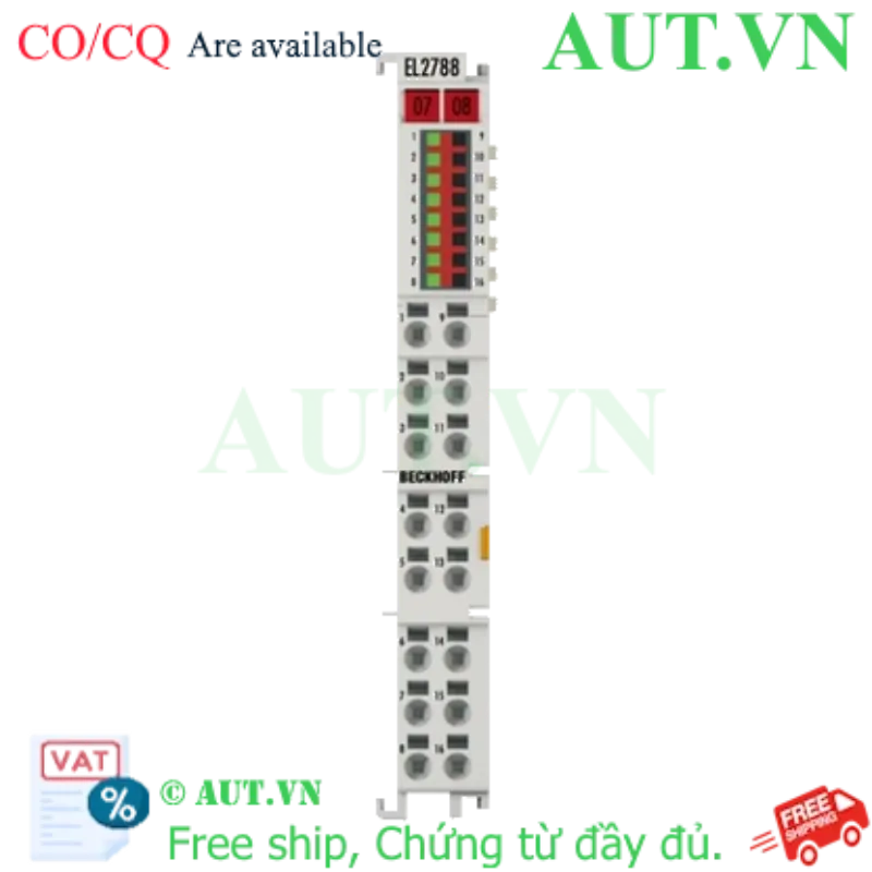 Ảnh của EL2788 | EtherCAT Terminal, 8-channel solid state relay output, 30 V AC, 48 V DC, 2 A