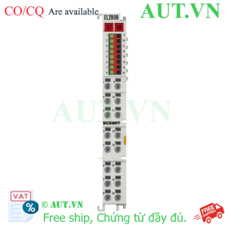 Ảnh của EL2808 | EtherCAT Terminal, 8-channel digital output, 24 V DC, 0.5 A, 2-wire connection