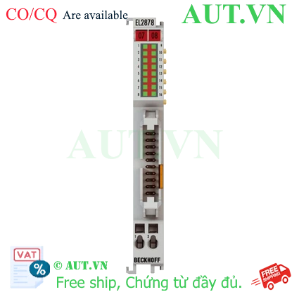 Ảnh của EL2878-0005 | EtherCAT Terminal, 8-channel digital output, 24 V DC, 0.5 A, flat-ribbon cable, with diagnostics
