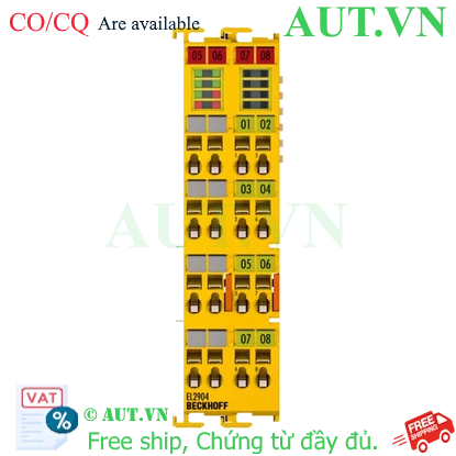 Ảnh của EL2904 | EtherCAT Terminal, 4-channel digital output, 24 V DC, 0.5 A, TwinSAFE