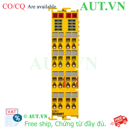 Ảnh của EL2911 | EtherCAT Terminal, 4-channel digital input + 1-channel digital output, 24 V DC, 10 A, TwinSAFE, TwinSAFE Logic