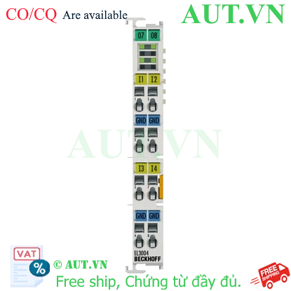 Ảnh của EL3004 | EtherCAT Terminal, 4-channel analog input, voltage, ±10 V, 12 bit, single-ended