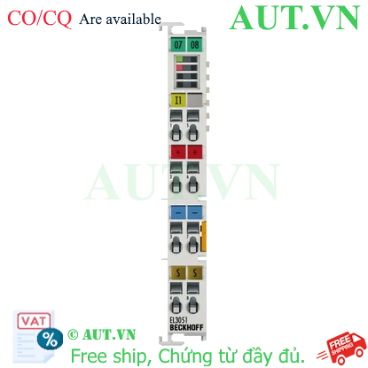 Ảnh của EL3051 | EtherCAT Terminal, 1-channel analog input, current, 4…20 mA, 12 bit, single-ended