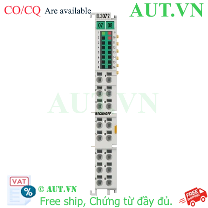 Ảnh của EL3072 | EtherCAT Terminal, 2-channel analog input, multi-function, ±10 V, ±20 mA, 12 bit