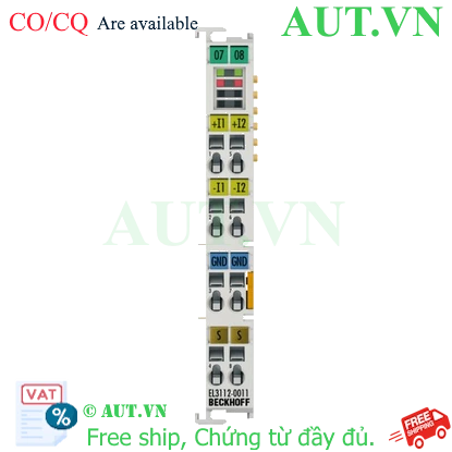 Ảnh của EL3112-0011 | EtherCAT Terminal, 2-channel analog input, current, ±20 mA, 16 bit, differential