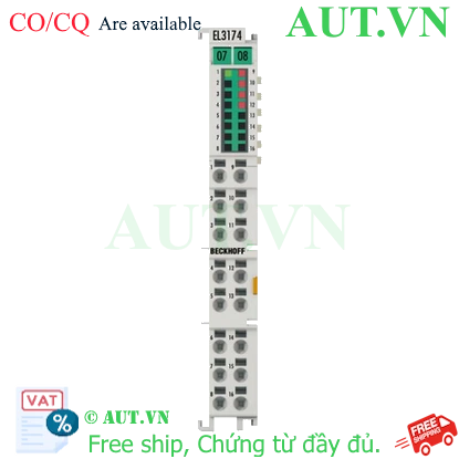 Ảnh của EL3174 | EtherCAT Terminal, 4-channel analog input, multi-function, ±10 V, ±20 mA, 16 bit