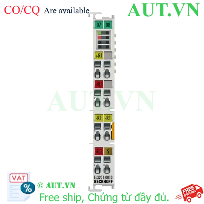 Ảnh của EL3201-0010 | EtherCAT Terminal, 1-channel analog input, temperature, RTD (Pt100), 16 bit, high-precision