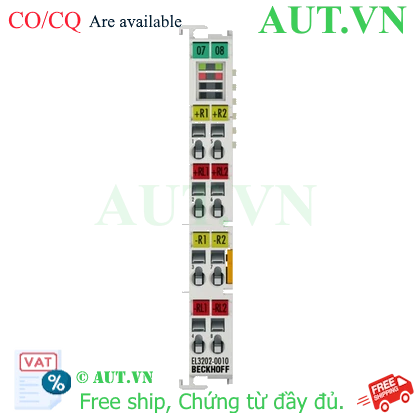 Ảnh của EL3202-0010 | EtherCAT Terminal, 2-channel analog input, temperature, RTD (Pt100), 16 bit, high-precision
