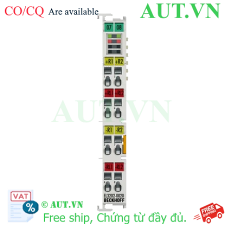 Ảnh của Module EL3202-0020 Beckhoff - EtherCAT Terminal 2 Kênh Analog Input RTD (Pt100) Độ Chính Xác Cao