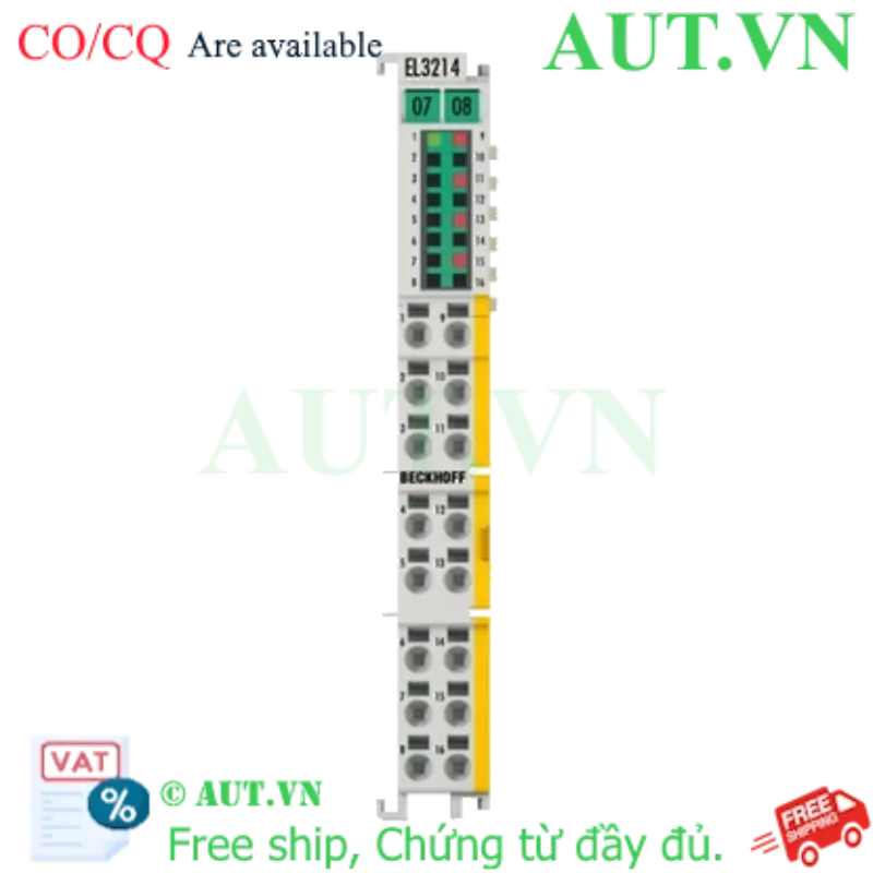 Ảnh của Module Đo Nhiệt Độ RTD Beckhoff EL3214-0090 | 4 Kênh EtherCAT TwinSAFE SC