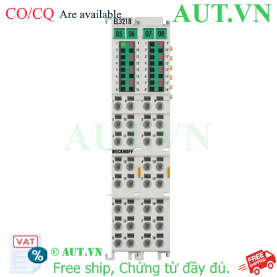 Ảnh của Module EtherCAT Beckhoff EL3218 | Đầu vào Analog 8 kênh đo nhiệt độ RTD (Pt100)