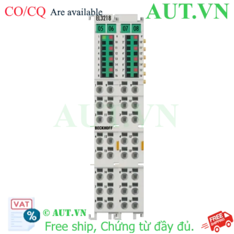 Ảnh của Module EtherCAT Beckhoff EL3218 | Đầu vào Analog 8 kênh đo nhiệt độ RTD (Pt100)