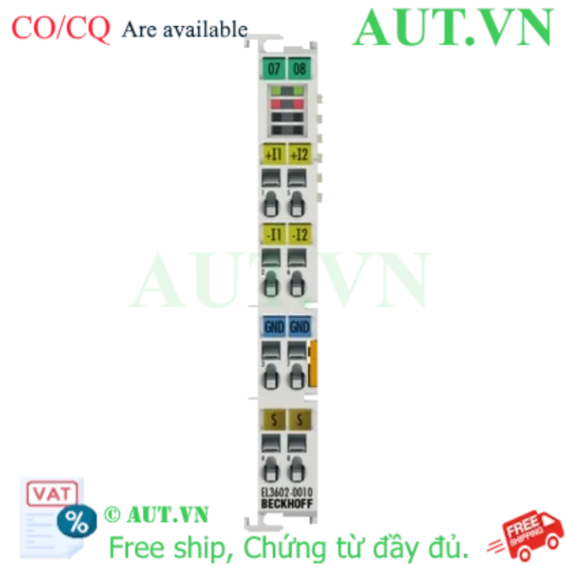 Ảnh của Beckhoff EL3602-0010 | EtherCAT Terminal Đầu Vào Analog 2 Kênh ±75 mV 24-bit