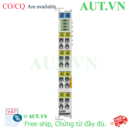 Ảnh của EL4008 | EtherCAT Terminal, 8-channel analog output, voltage, 0…10 V, 12 bit
