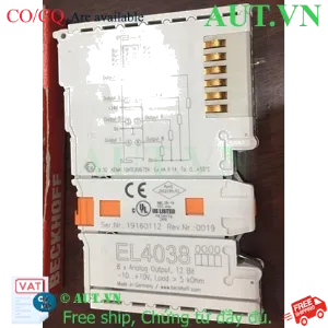 Ảnh của EL4038 | EtherCAT Terminal, 8-channel analog output, voltage, ±10 V, 12 bit