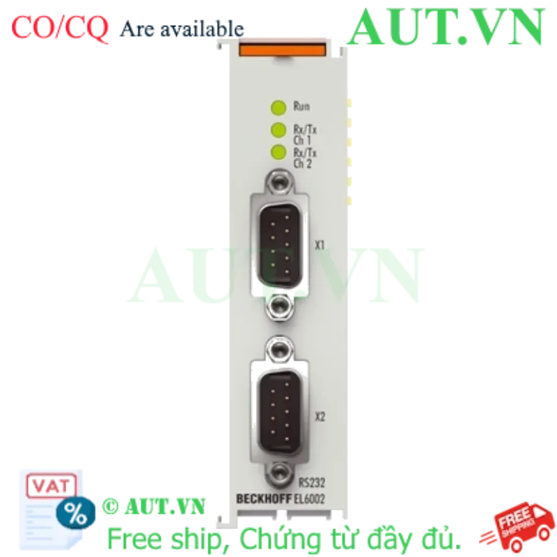 Ảnh của EL6002 Beckhoff | EtherCAT Terminal RS232 2 Kênh D-sub