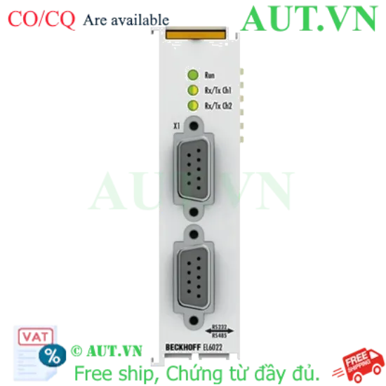 Ảnh của Beckhoff EL6022 | EtherCAT Terminal Giao Tiếp RS422/RS485 (2 Kênh)