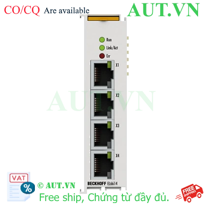 Ảnh của EL6614 | EtherCAT Terminal, 4-port communication interface, Ethernet switch port